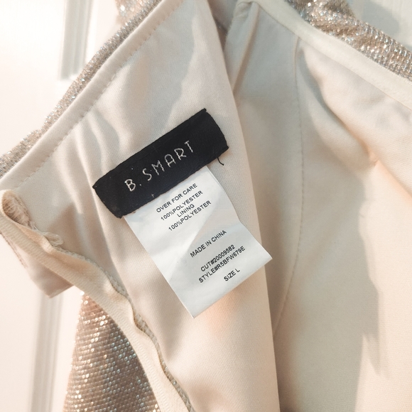 B. Smart Juniors Gold Party Dress, Size Large - Picture 6 of 7